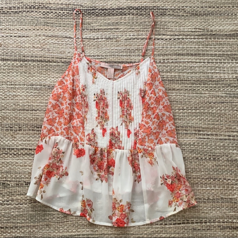 Floral Print Tank Top